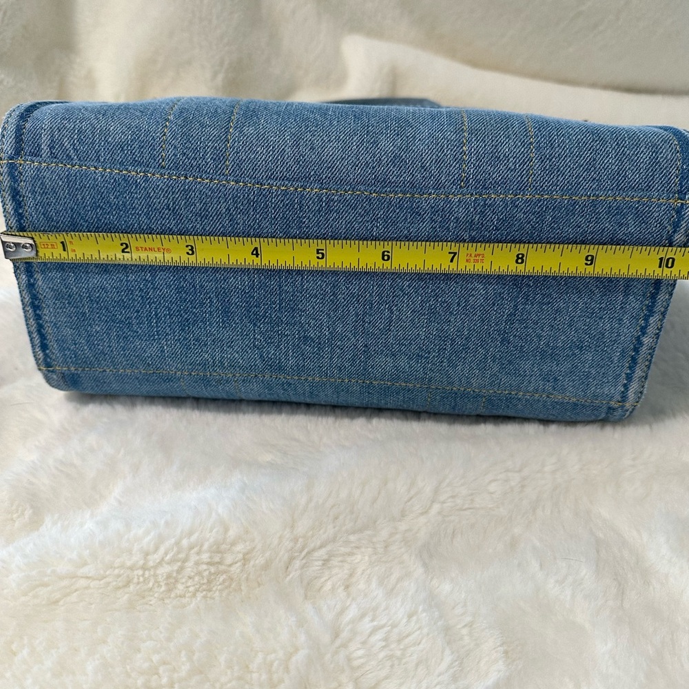 *AUTHENTIC*🫐🍒COACH DENIM CARGO TOTE 26🍒PRISTINE CONDITION🍒🫐 - Picture 8 of 9
